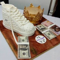 Christian Louboutin shoe cake